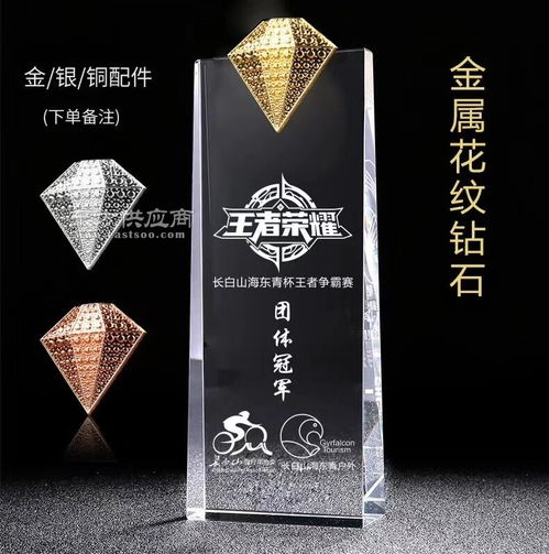 業務推介 銷售達人水晶獎杯與金銀銅酸洗獎牌